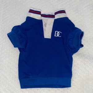 Blue dog shirt